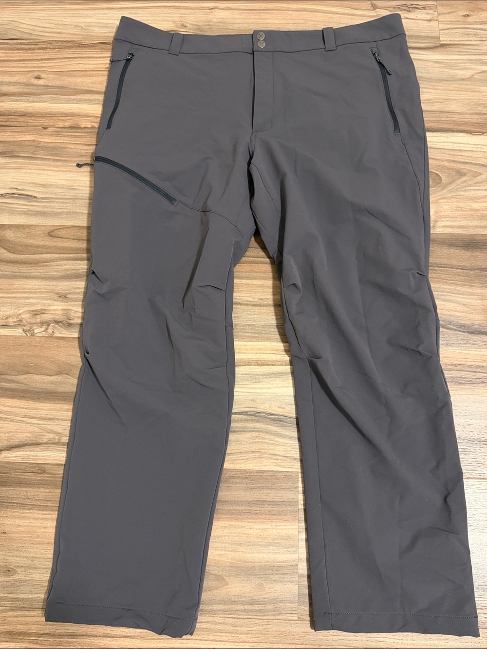 REI Activator 3.0 Pants Men's 40x30 Grey Softshell Quick Dry Hiking Gorpcore